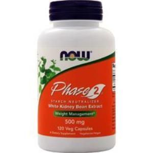 Phase 2 Starch Neutralizer (120 vcaps 500 mg) NOW Foods